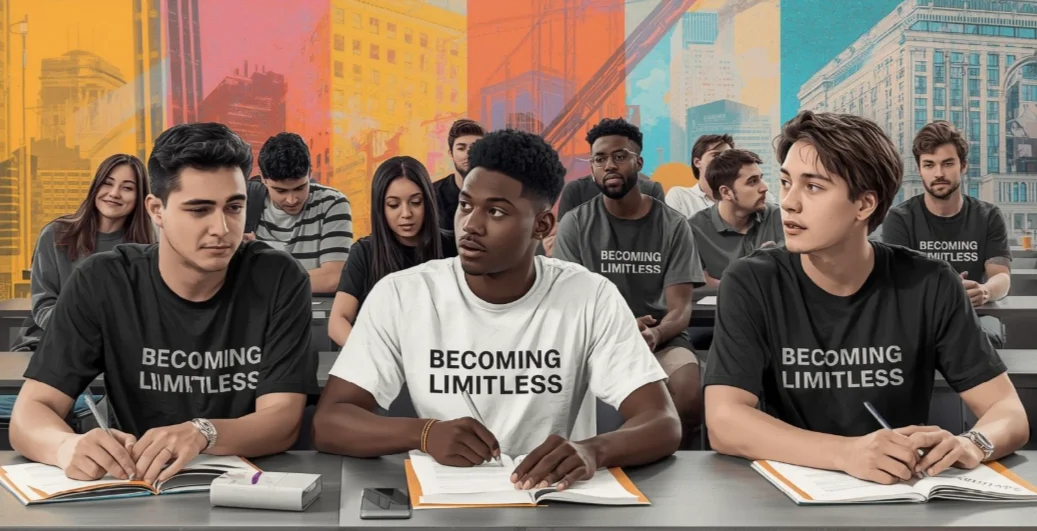 Students participating in a Becoming Limitless classroom session